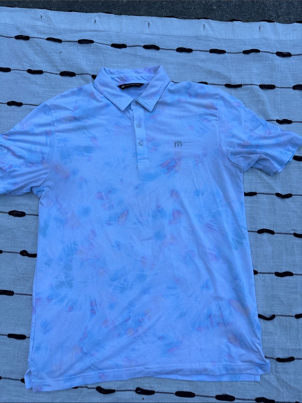 Travis Matthews Tie-Dye Polo size large